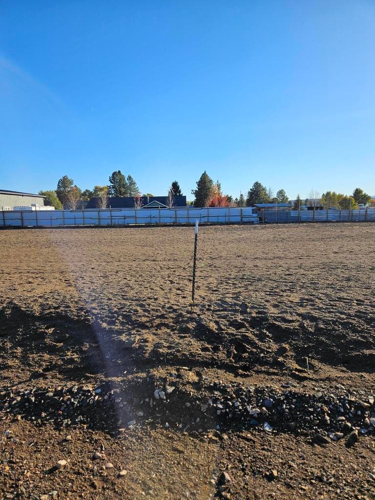 Front Photo- At NW Prop Corner, Facing South Down Property Line