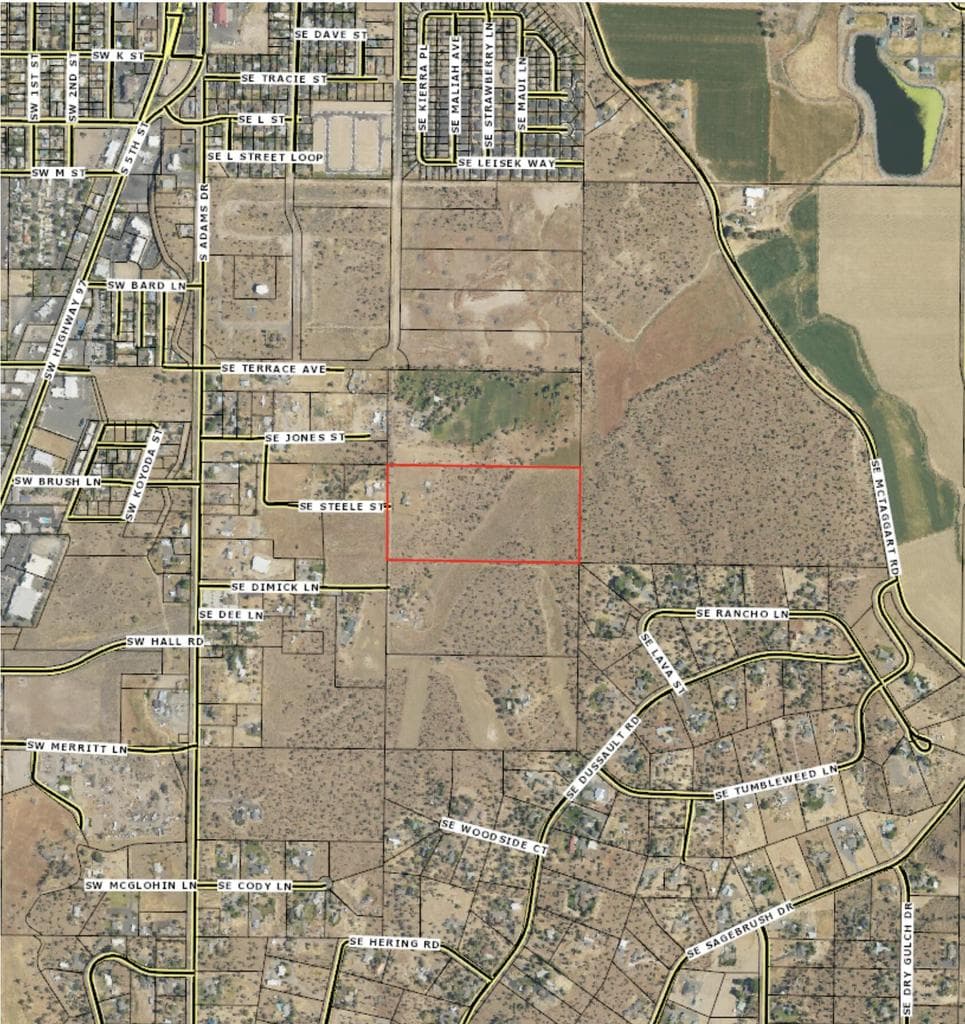 Aerial with parcel imagery