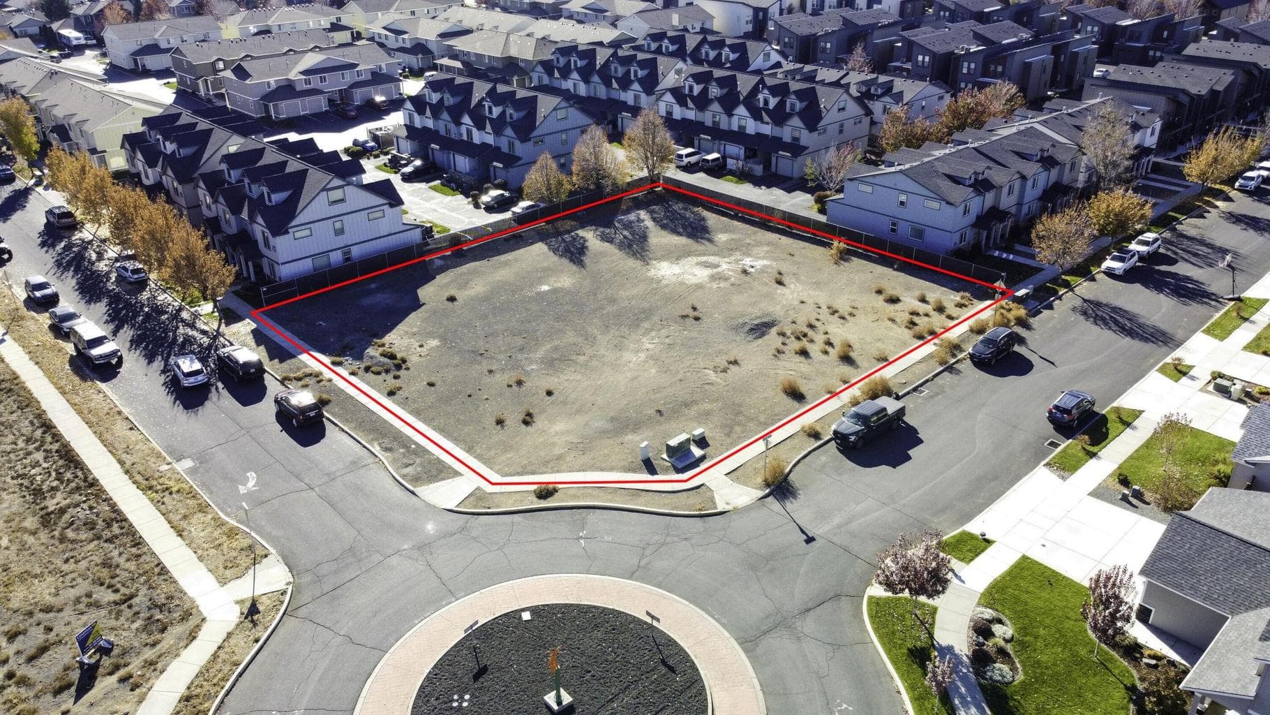 Vacant Flat Lot Utilities to ST