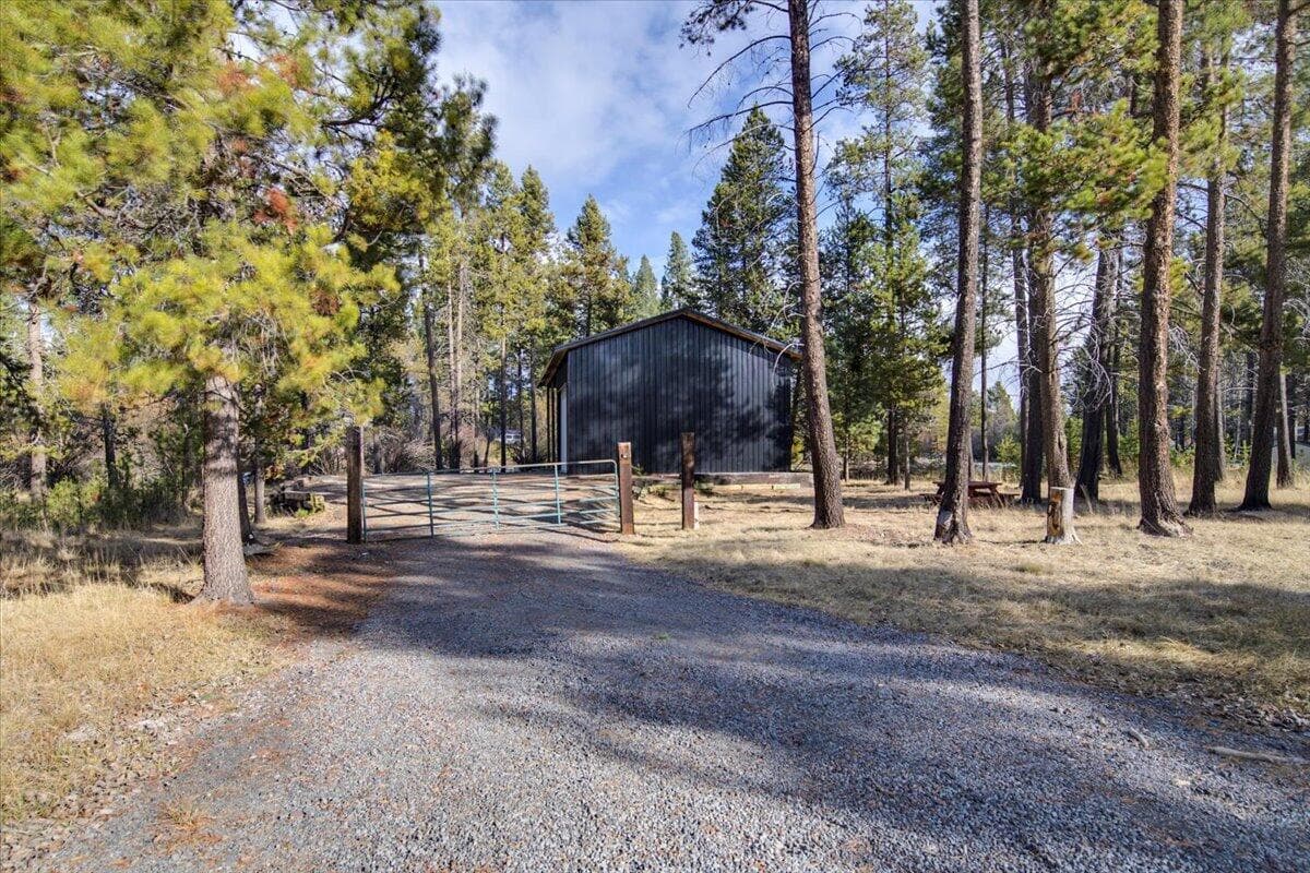 Driveway and gate