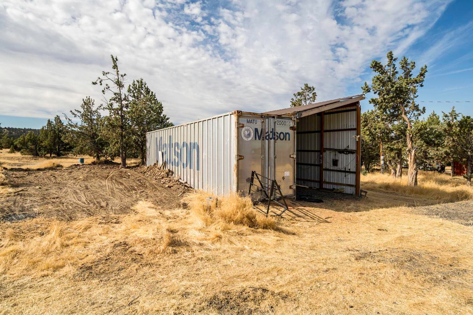 front view of container