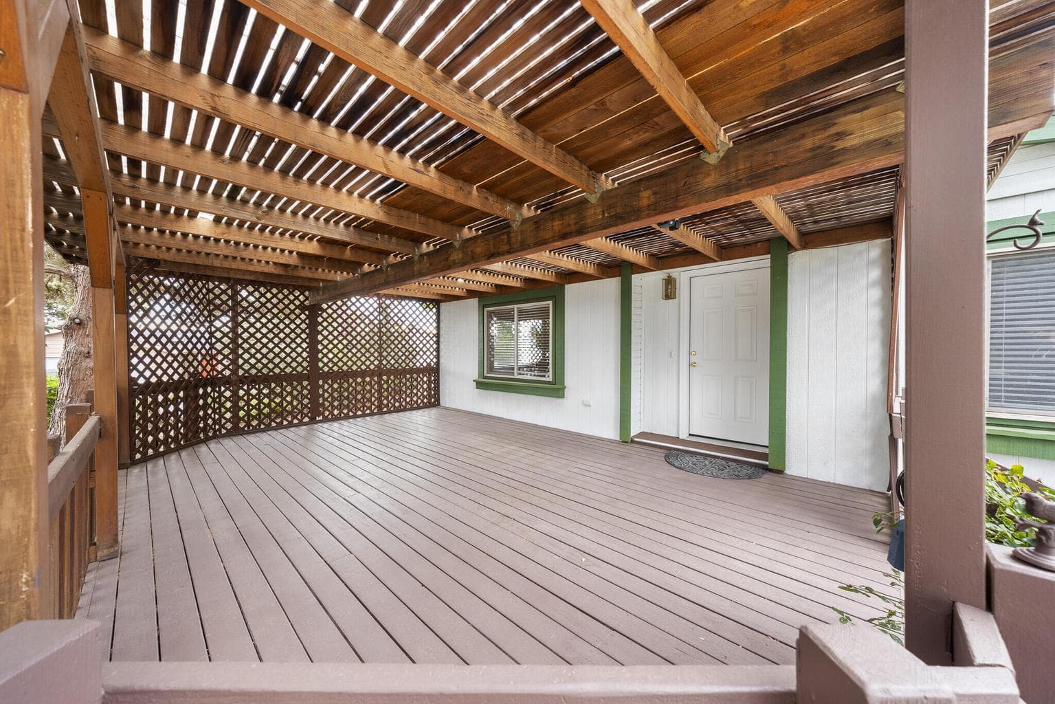 No Maintenance Shaded Deck