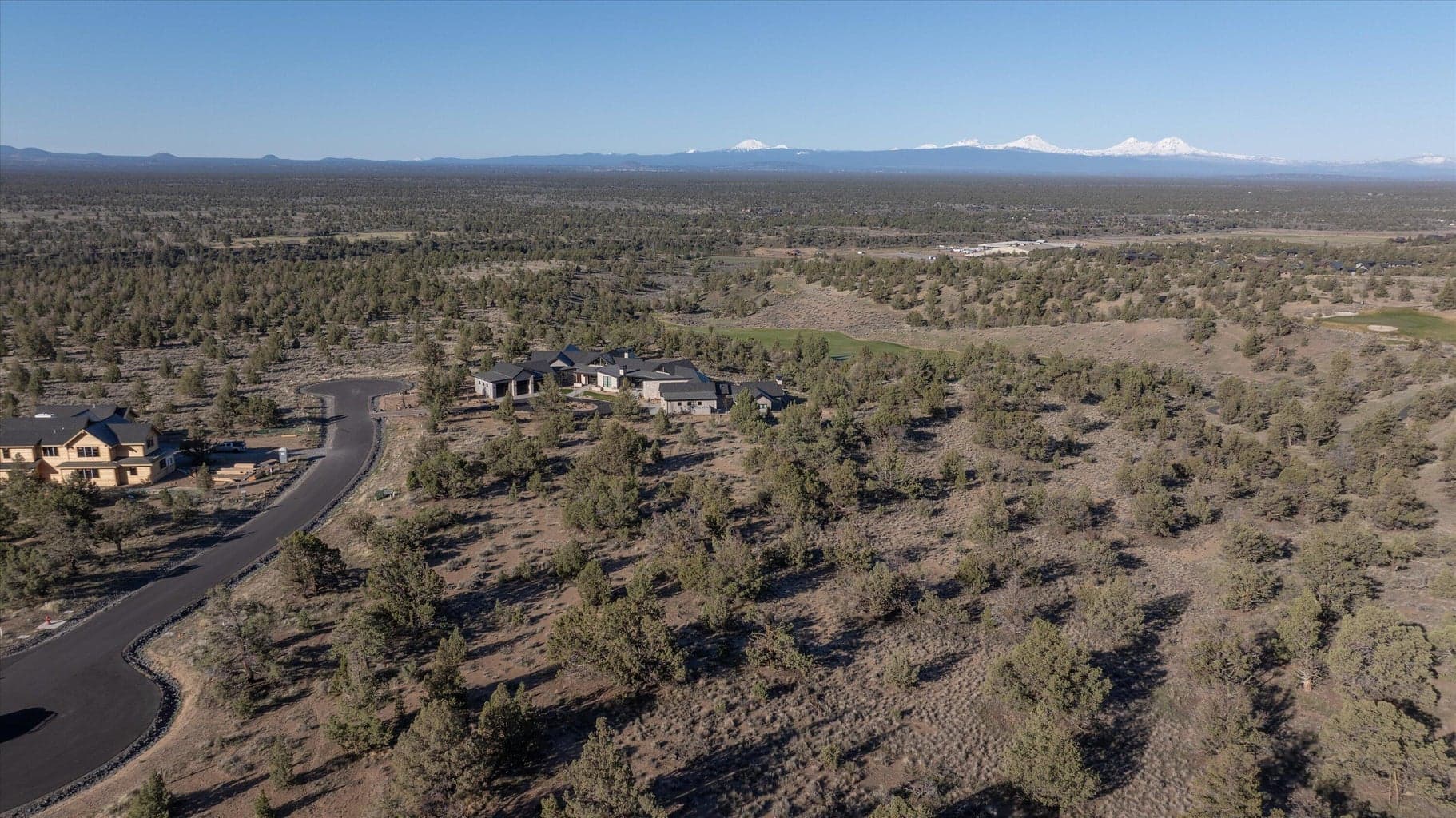 Aerial view to the West