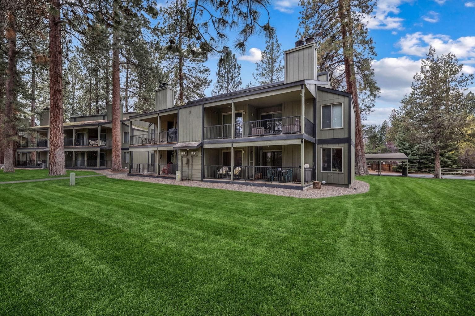This home is on the lower right and backs to the trees and greenspace!