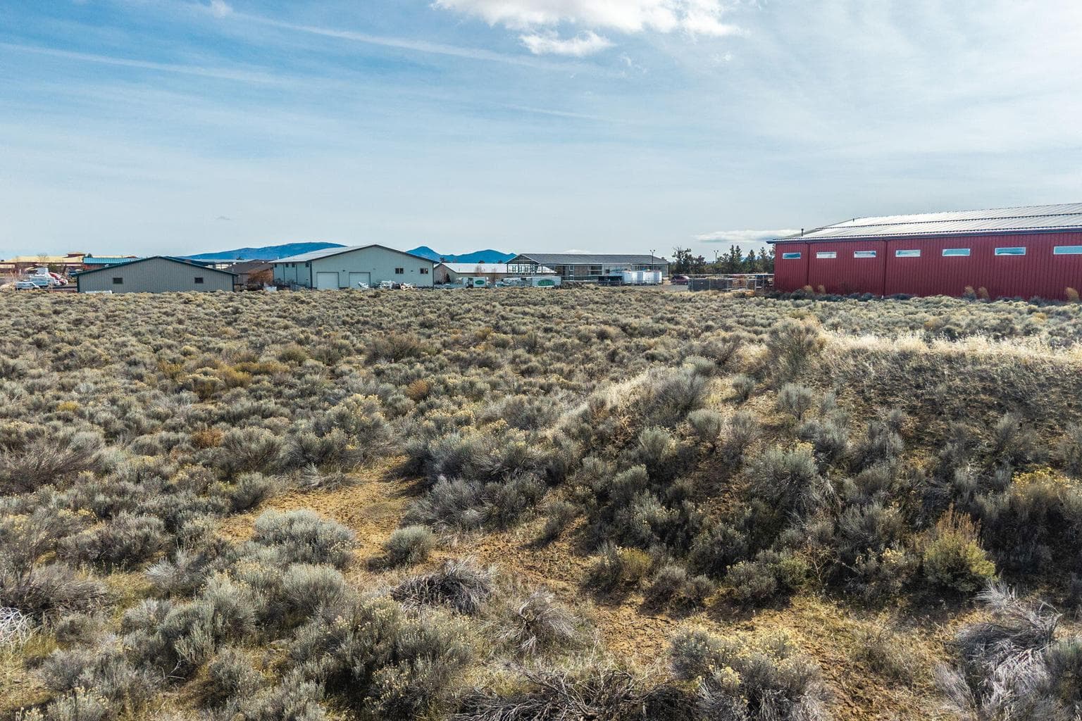 Panoramic view of the property highlighting its M1 industrial zoning.