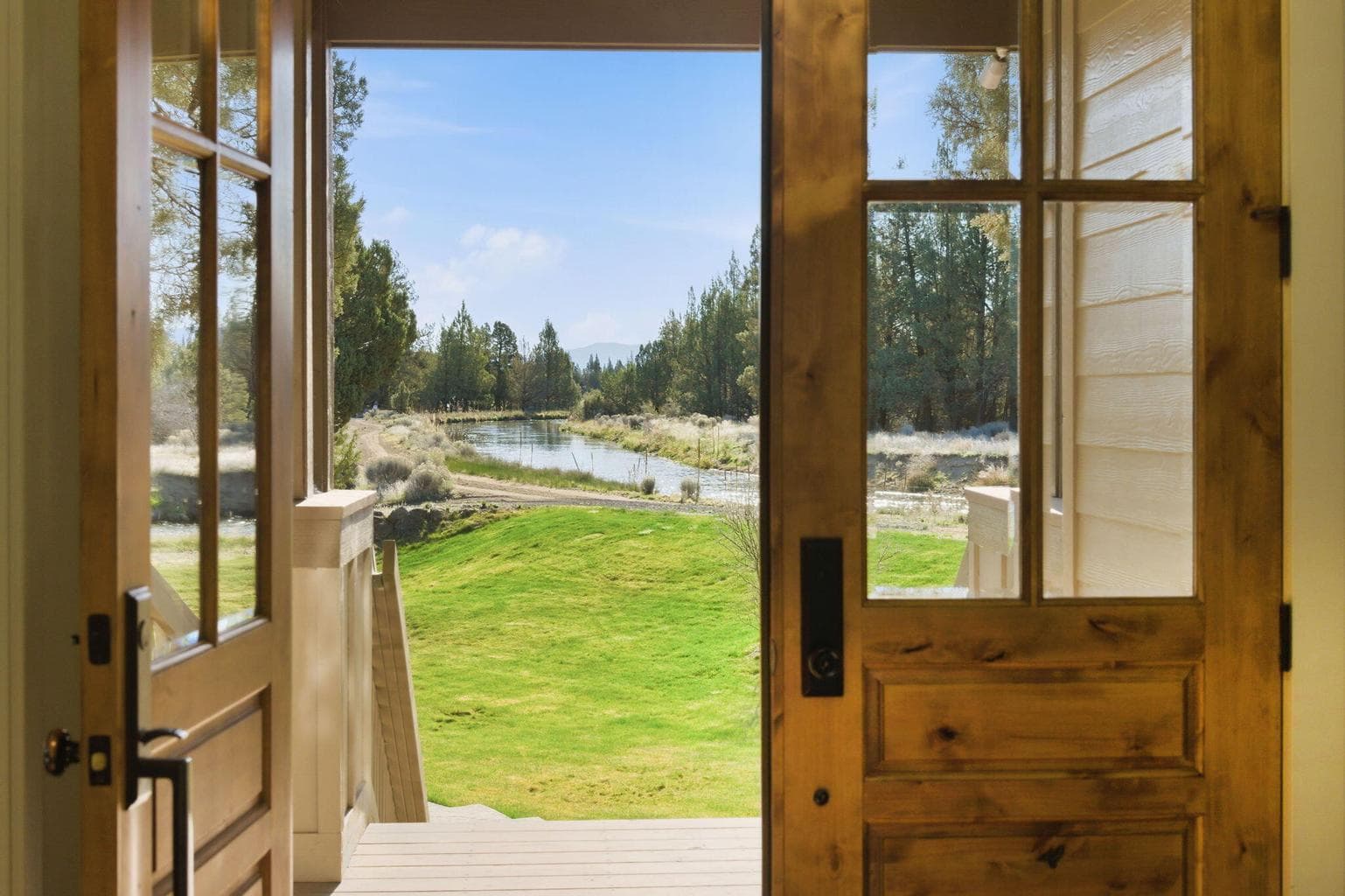 THIS VIEW FROM THE FRONT DOOR!