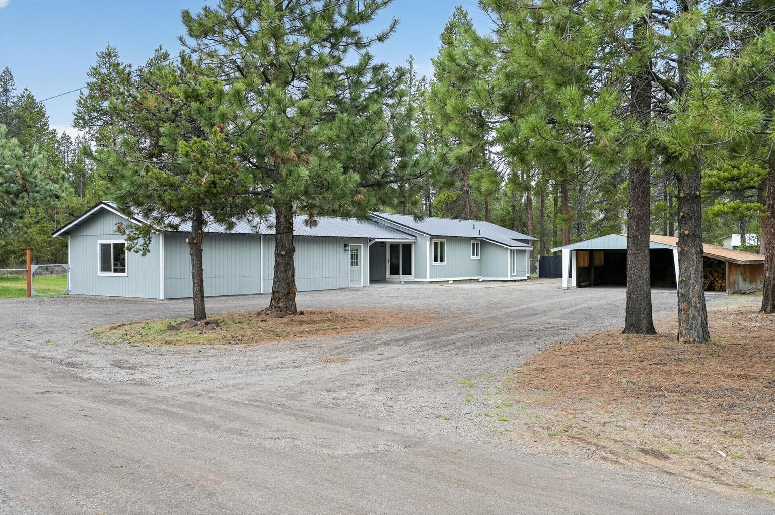 Driveway entrance