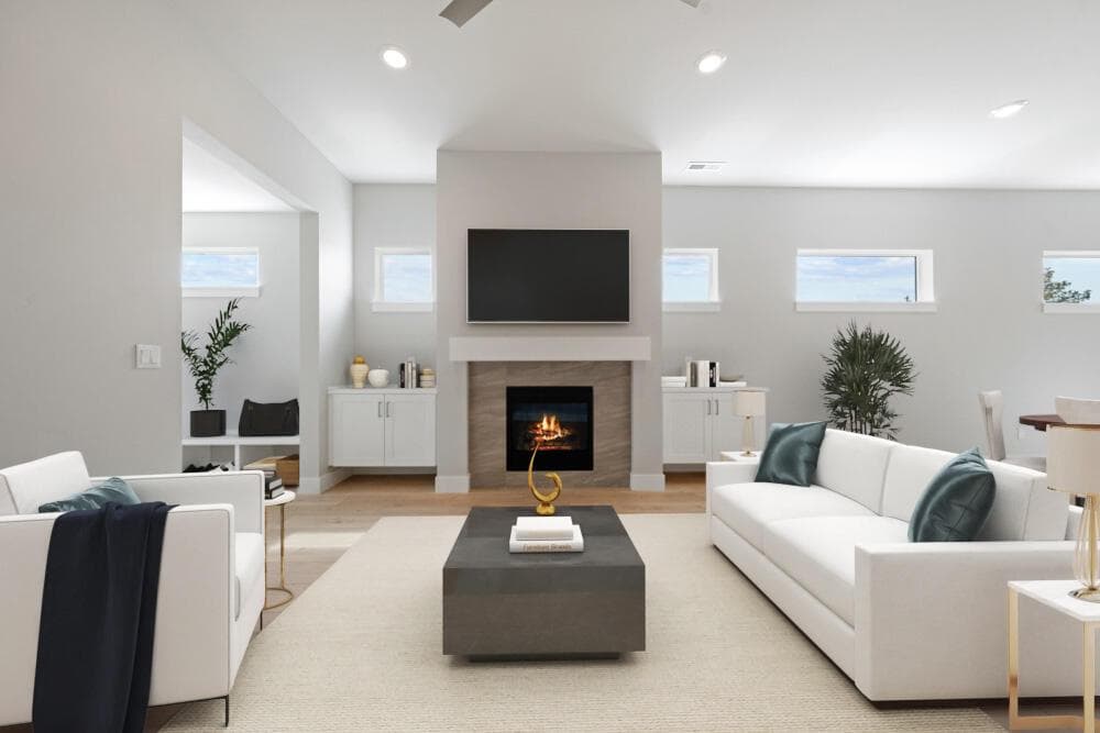 Home will be similar to virtually staged photo shown.