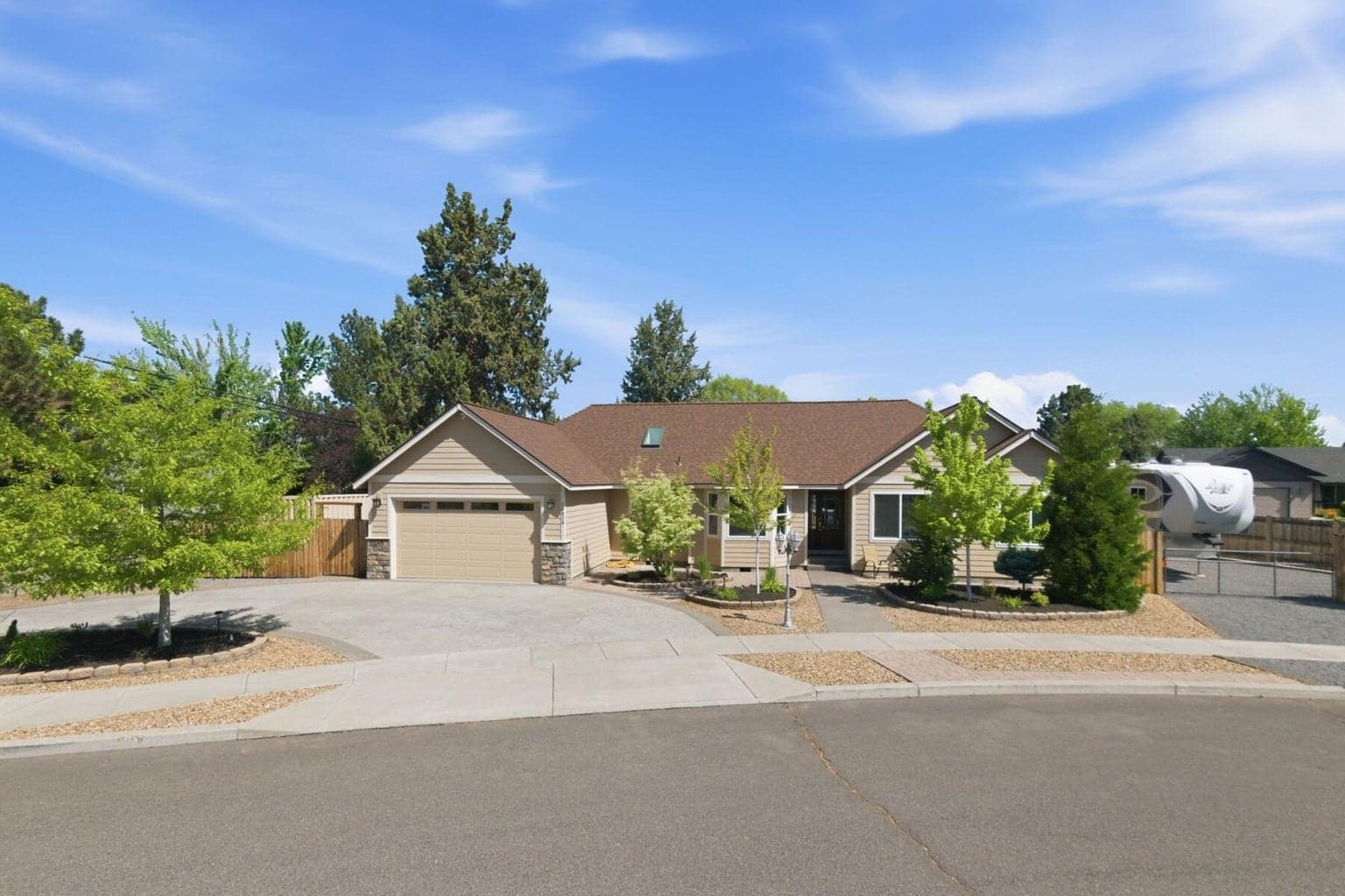 Enjoy the wrap-around driveway for easy access.