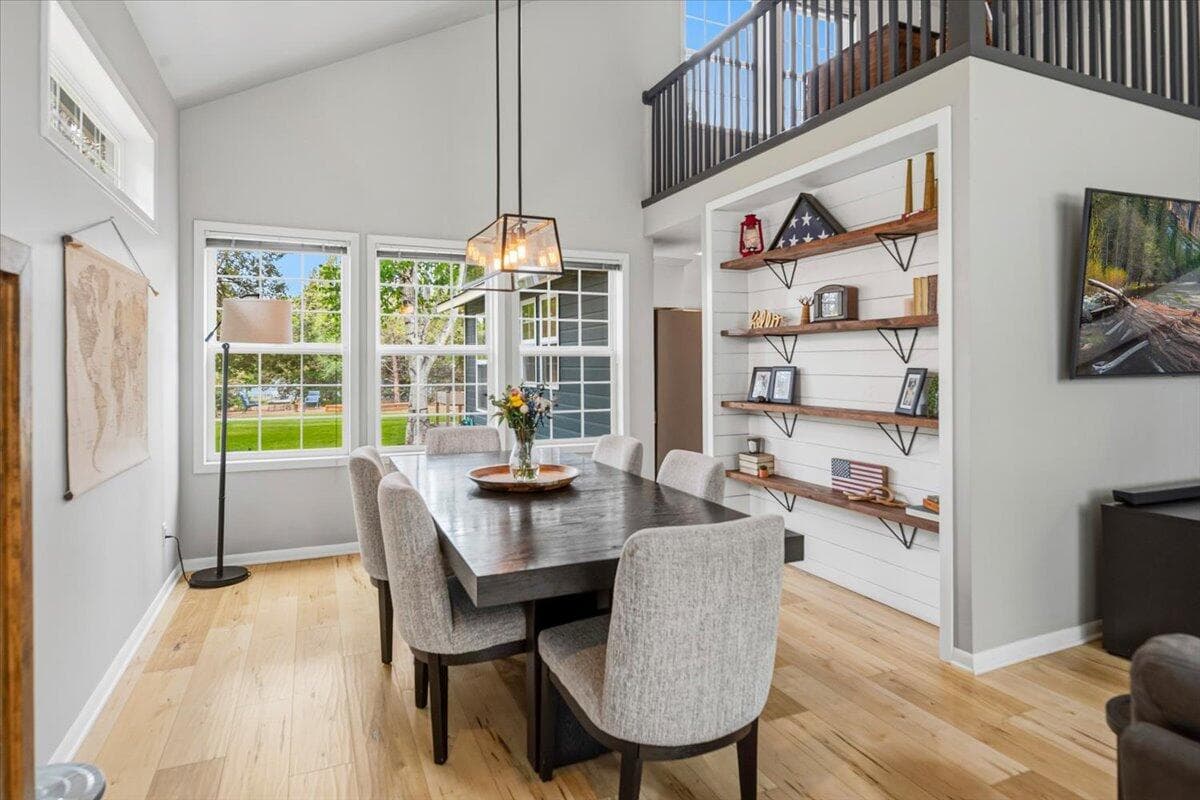 A beautifully updated interior that feels both stylish and welcoming.