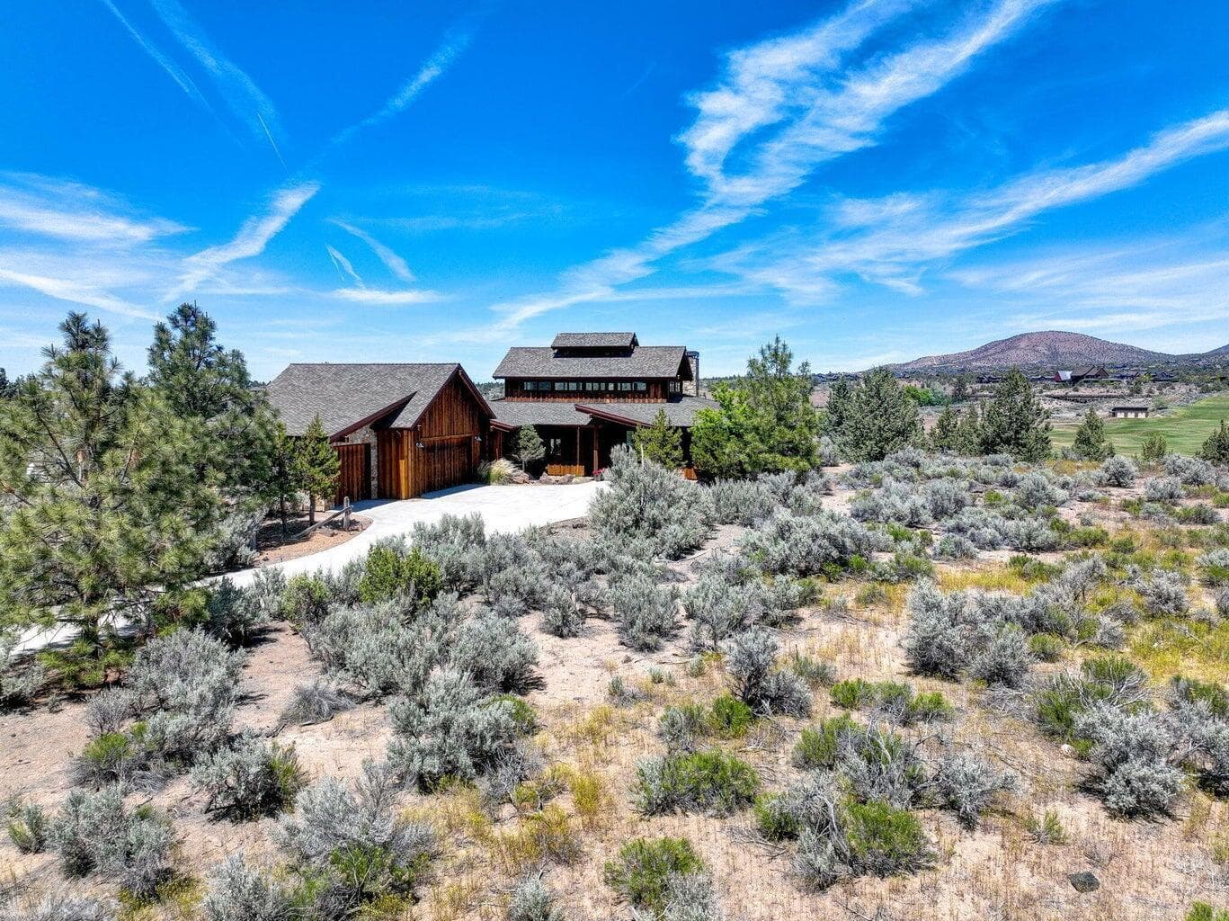 Home is set back from the street for the ultimate privacy.