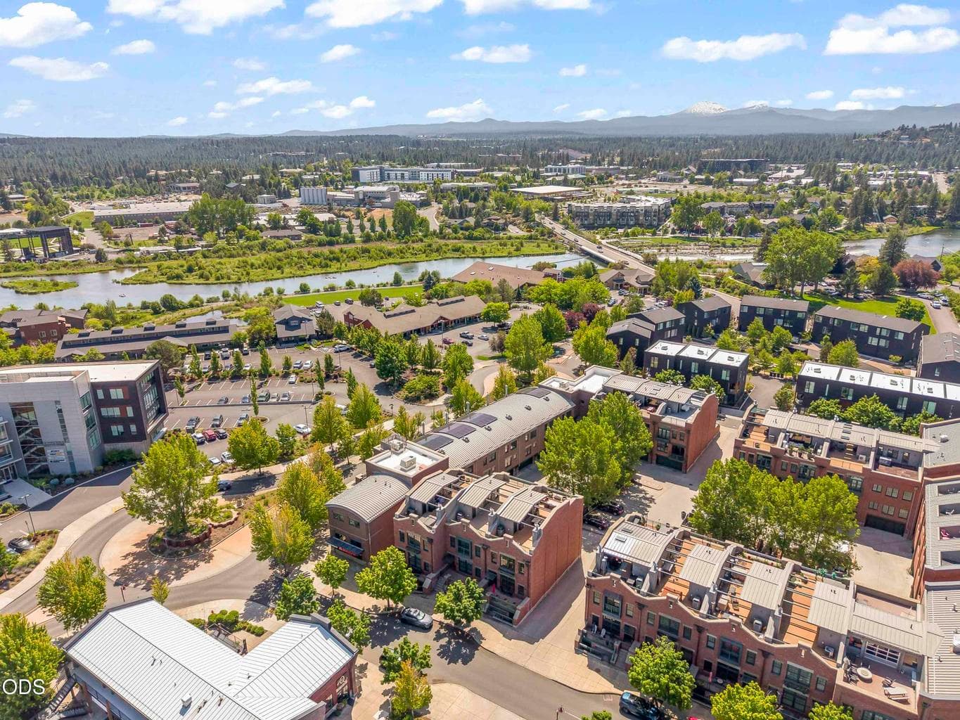 Looking southwest over Mill Quarter