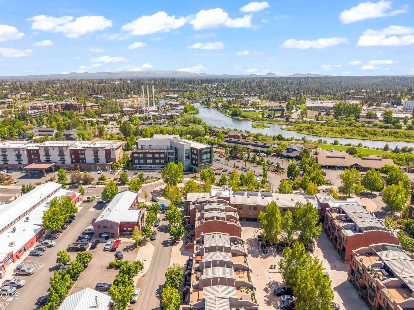 Looking south over Mill Quarter