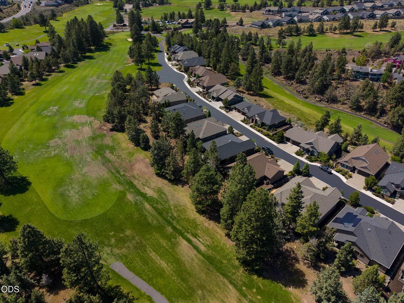 Glimpse of this section of the Rivers Edge neighborhood surrounded by the course.