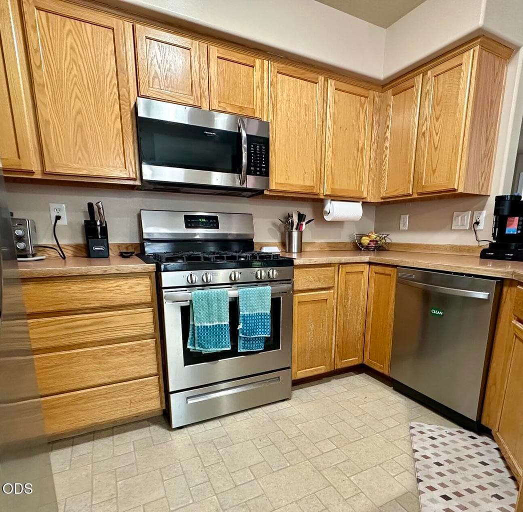 All Kitchen Appliances Included.